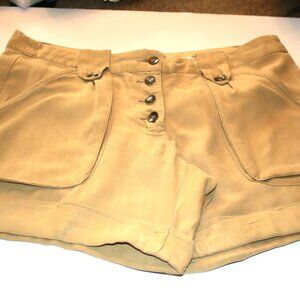Tan size 4 shorts